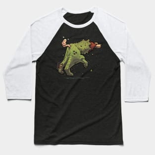 Runaway Zombie Hand and Cute worm. Baseball T-Shirt